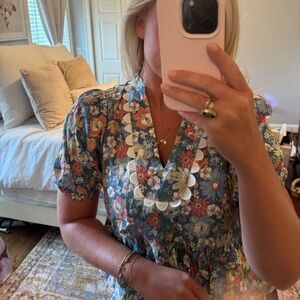 TCEC Multicolor Floral Blouse